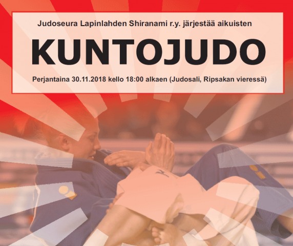 Judoseura Lapinlahden Shiranami r.y. järjestää aikuisten - Kuntojudo